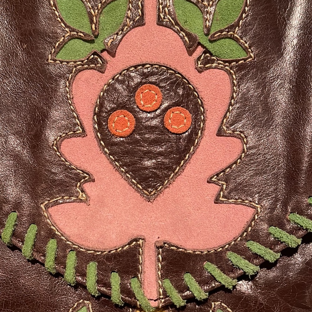 👜 LOOP NYC BOHO LEATHER BAG PURSE HOBO SATCHEL 👜 NWOT - Picture 2 of 10